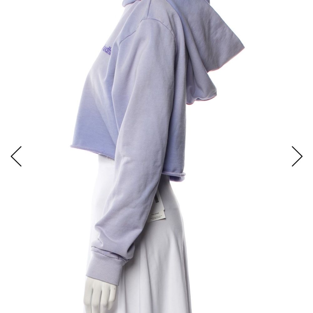 NWOT Madhappy Lavender Cropped Hoodie - Picture 5 of 6